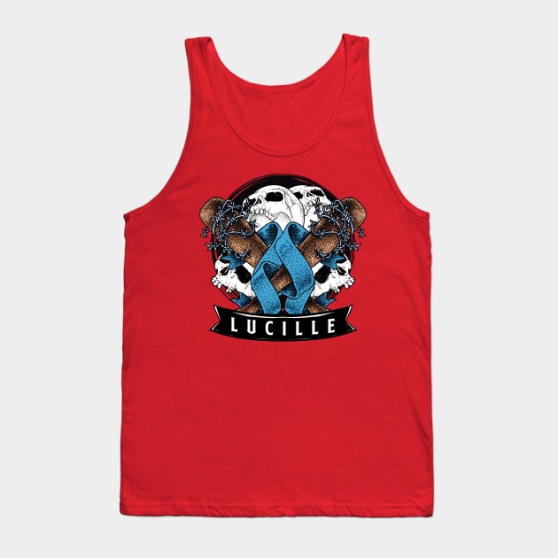 LUCILLE Tank Top by theanomalius_merch